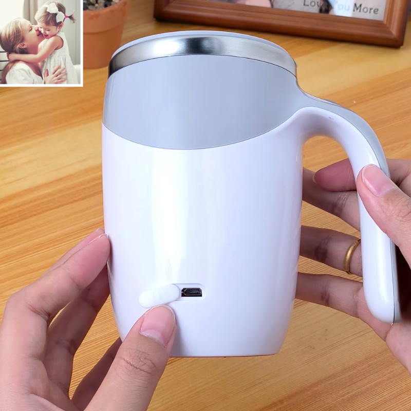 Custom Promotional Magnetic Stirring Mug from Factory
